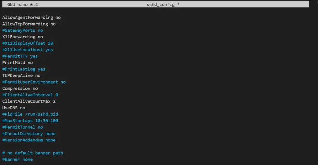 Hardening SSH Server VPS