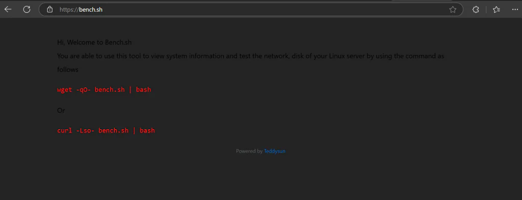 pengukuran vps script benchmark