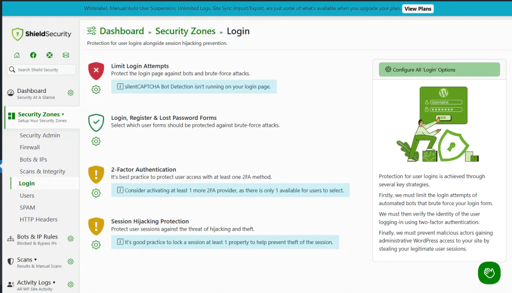 Login 2FA Shield Security
