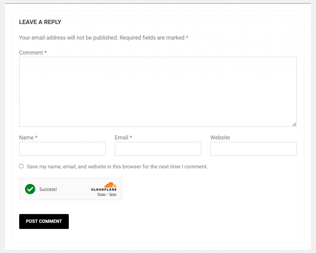 Cloudflare Turnstile Keamanan WordPress