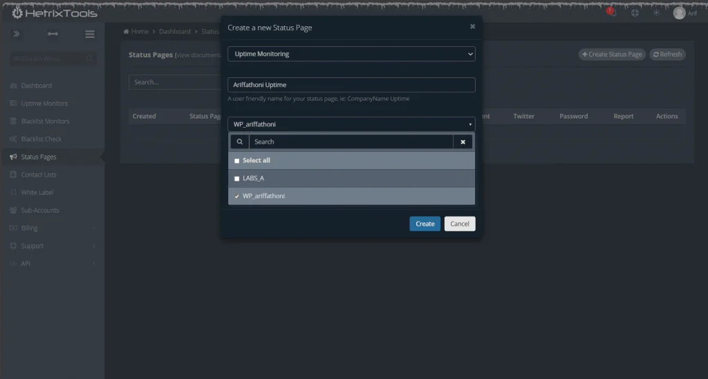 Cara Mudah Membuat Subdomain Monitoring Website Sendiri