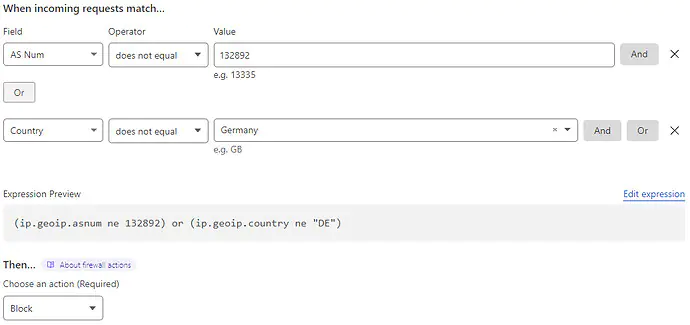 Blokir IP melindungi web dari DDoS
