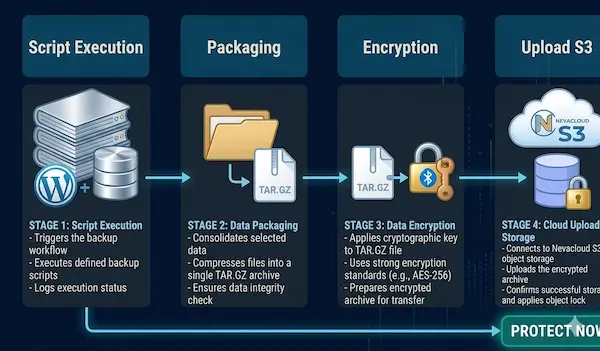 backup s3 wordpress